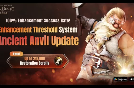 《黑色沙漠 MÓVIL》全新「古代鐵砧」系統登場！