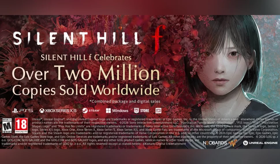 《SILENT HILL f》全球累積出貨突破200萬套！