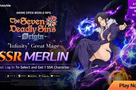 《七大罪：Origen》全新英雄「無限的魔術士 瑪琳」登場！