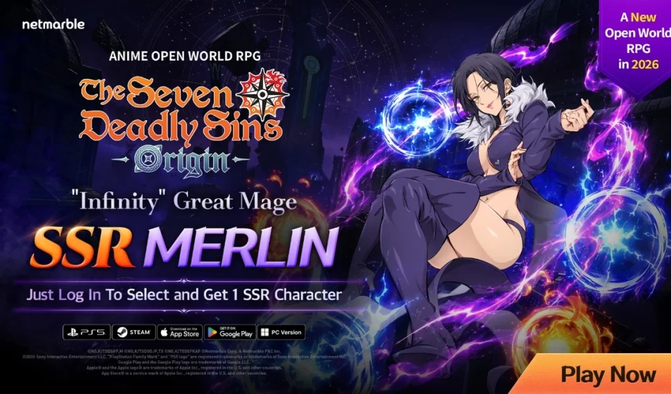 《七大罪：Origen》全新英雄「無限的魔術士 瑪琳」登場！