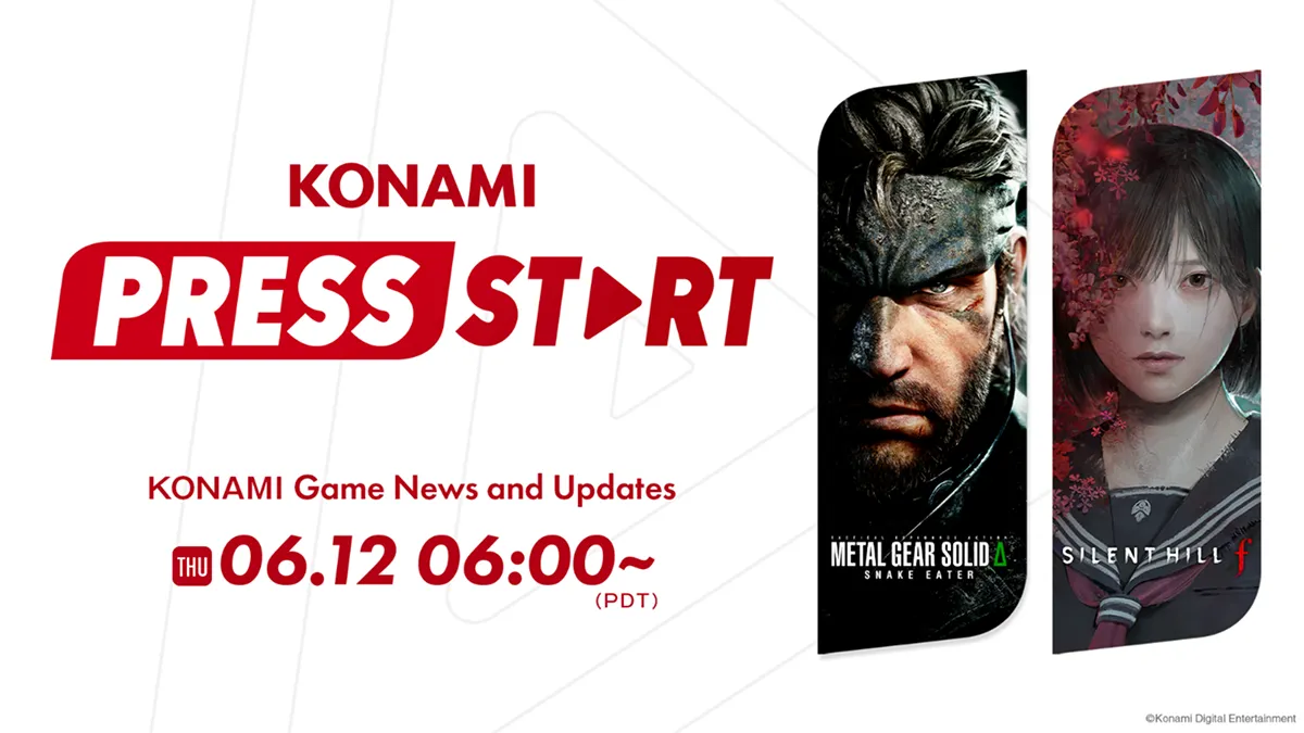 Konami 官方情報節目系列「 Konami Press Start 」宣布『 宣布『 Silent Hill 』重製與『 Metal Gear Solid δ: Snake Eater 』的線上對戰模式「 Fox Hunt 」等消息！