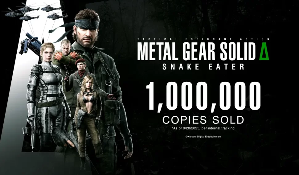Metal Gear Solid δ: Snake Eater 全球銷售突破一百萬套！
