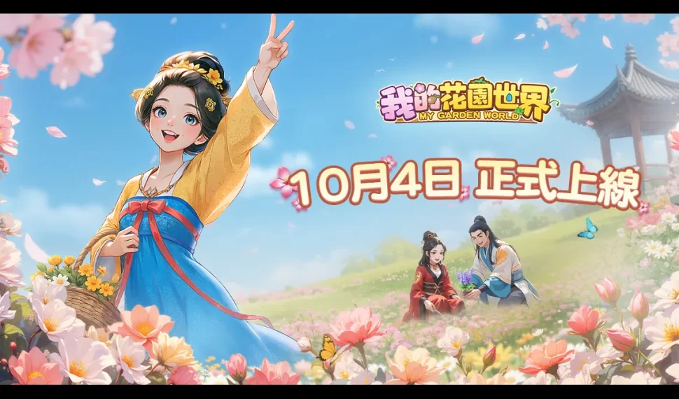 《我的花園世界》 10月 4 日雙平台正式上線！