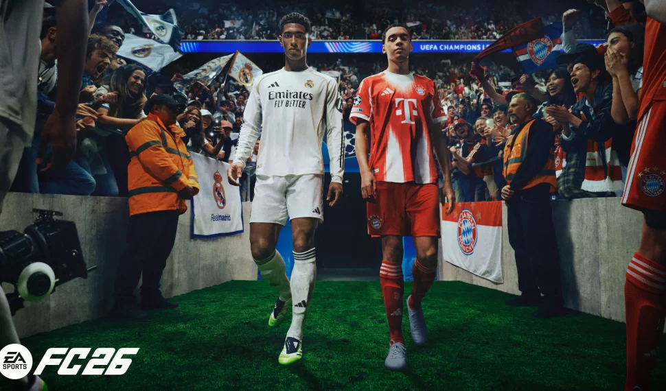 主宰你的球會 ： ： 《《ea sports fc 》系列最重視社群的新作《 ea sports fc ™ 26》 ， 由 Jude Bellingham 與 Jamal Musiala 擔任封面球星