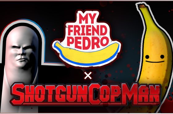 Devolver Digital 平台射擊遊戲《霰彈警長 Shotgun Cop Man 》攜手《我的朋友佩德羅 Mi amigo Pedro 》掀翻地獄！限時優惠八折 ， DLC 免費更新