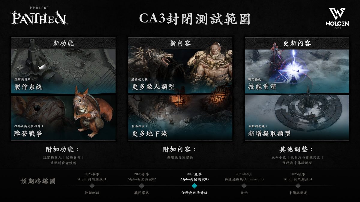黑暗奇幻 RPG 《Proyecto Panteón 》封測 3 將於 7月開放亞洲玩家參與 ， 新增製作與終極技能系統