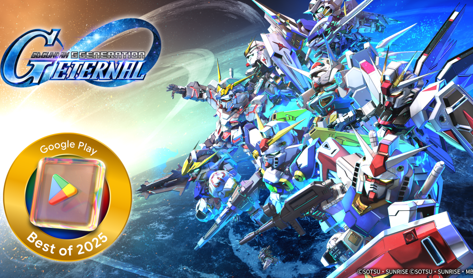 App Store / Google Play 應用程式 『SD鋼彈 G世代 永恆』 榮獲全球共計10個地區 「Google Play Best of 2025」 年度最佳遊戲,最佳劇情遊戲等獎項！