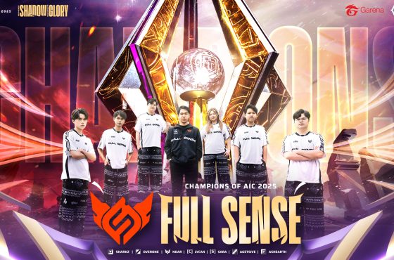 泰國 RPL 戰隊 FULL SENSE 4:1 擊敗 GCS 代表隊 Flash Wolves 勇奪傳說對決AIC 2025 國際錦標賽冠軍