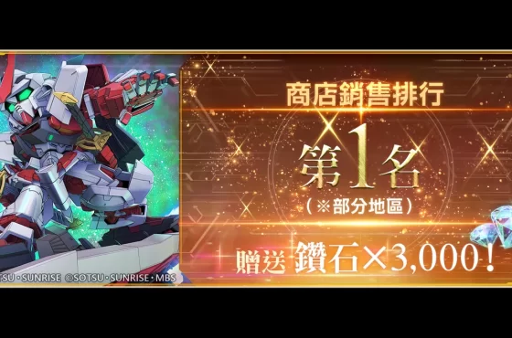 《SD鋼彈 G世代 永恆》歡慶全球突破800萬次下載！