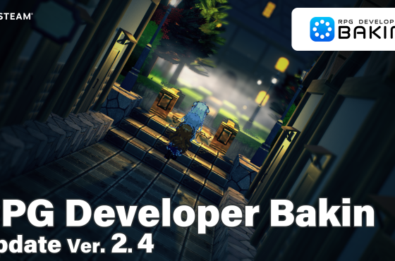 《Desarrollador de RPG Bakin》 提升遊戲「視覺表現」與「開發便捷性」 大型更新 Ver.2.4 現已實裝 「SmileBoom Golden Week Sale 2026」同步開啟！
