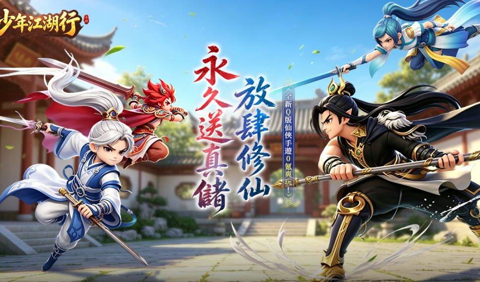 永久送真儲！全新Q版福利仙俠《少年江湖行》正式上線