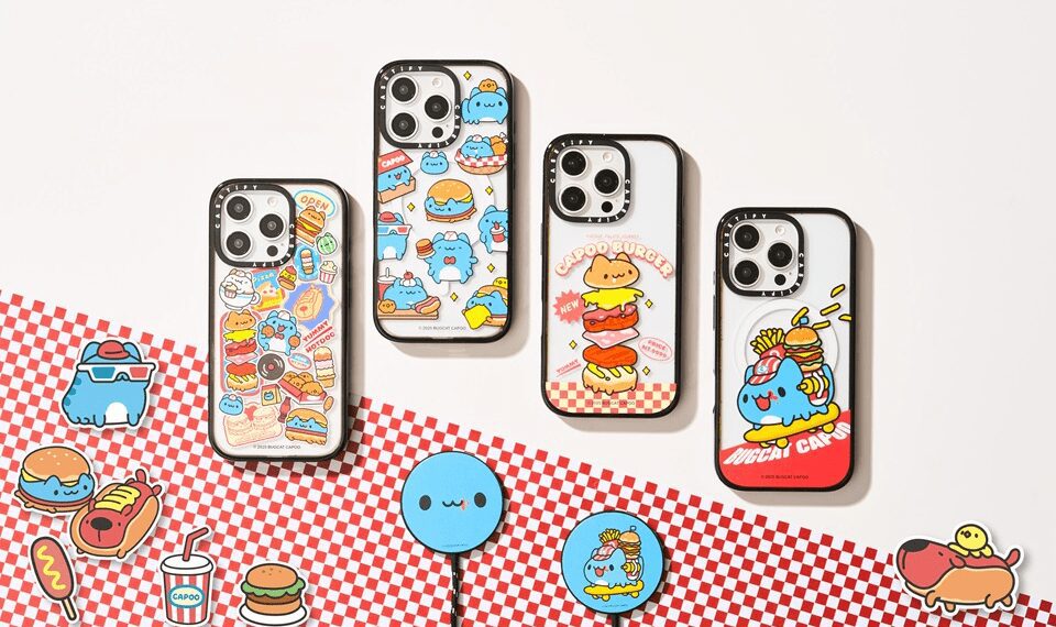 狠萌藍色小怪物攻佔 CASETiFY 貓貓蟲咖波聯名系列開賣 萌力全開吞噬你的煩惱