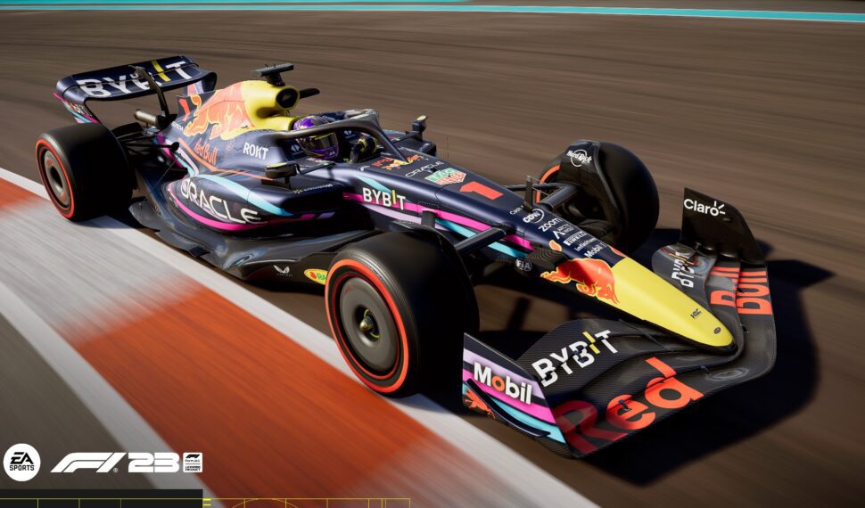 透過 7 月份《F1® 23》每月挑戰參與賽事並獲取遊戲內獎勵 透過 7 月份《F1® 23》每月挑戰參與賽事並獲取遊戲內獎勵