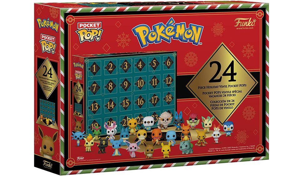 購買 24 件迷你 Pokemon Funko 流行音樂，享受這款打折的 2023 年降臨節日曆
