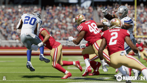 EA Tiburon 為《Madden 24》添加或調整了超過 1,700 個鏟球動畫 EA Tiburon 為《Madden 24》添加或調整了超過 1,700 個鏟球動畫
