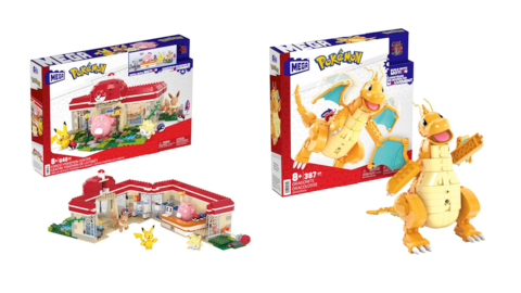 Pokemon Mega Bloks 拼搭套裝僅今天就有超過 50% 的折扣