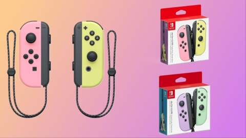 Pastel Nintendo Switch Joy-Con 控制器在亞馬遜獲得大幅折扣 Pastel Nintendo Switch Joy-Con 控制器在亞馬遜獲得大幅折扣