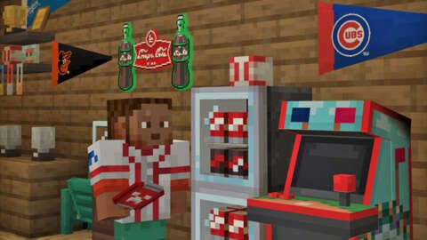 Minecraft和MLB聯手爭奪棒球主題的粉絲洞 Minecraft和MLB聯手爭奪棒球主題的粉絲洞
