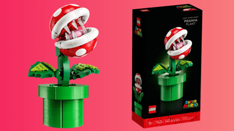 Piranha Plant Super Mario Lego Set在亞馬遜上發售