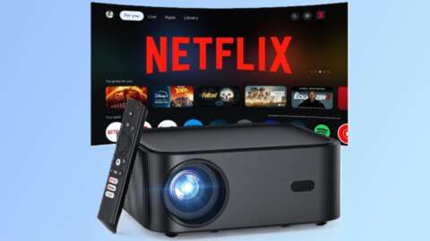 該官方許可的Netflix Smart Projector享受超過50％的折扣
