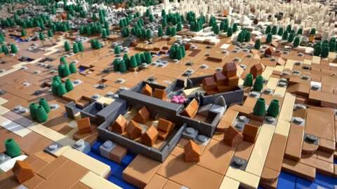 在樂高(Lego)中重建的天際地圖與您預期的一樣大,使用了近74,000塊磚</div 在樂高(Lego)中重建的天際地圖與您預期的一樣大,使用了近74,000塊磚</div
