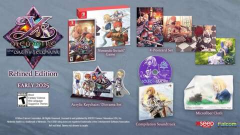YS回憶錄的開關物理版降至35美元,包括五個收藏品 YS回憶錄的開關物理版降至35美元,包括五個收藏品