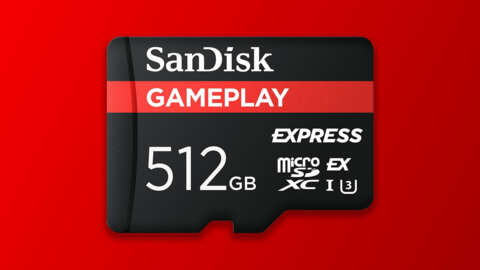 Sandisk 512GB MicroSD Express的開關2僅在沃爾瑪$ 78