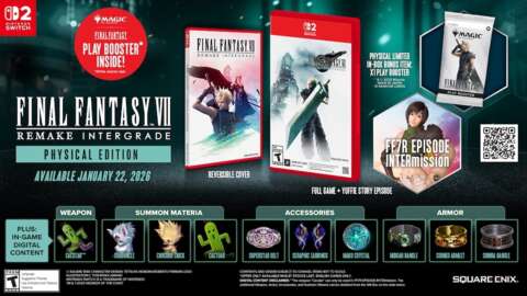 最終幻想7重製Switch 2帶有魔術:聚會卡 最終幻想7重製Switch 2帶有魔術:聚會卡