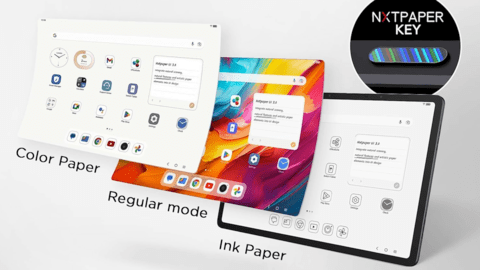 使用兩個E-INK屏幕模式保存TCL獨特的3合1 Android平板電腦