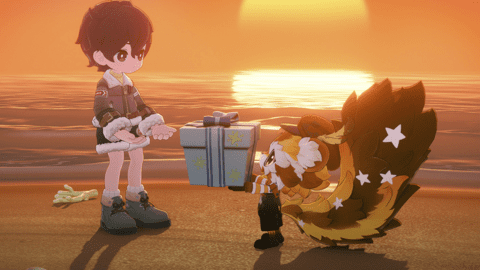 新的hoyoverse生活模擬人物就像在太空中的動物過境點