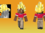 Minecraft與Dragonball Z交叉，包括免費的超級賽亞人頭髮