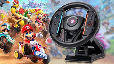 全新 Switch 2 賽車方向盤讓馬里奧賽車世界更加身臨其境