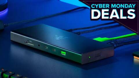 網絡星期一購買這款時尚 Razer USB 塢站可節省 70 美元 網絡星期一購買這款時尚 Razer USB 塢站可節省 70 美元