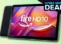 Amazon Fire HD 10 平板電腦網絡星期一 50% 折扣