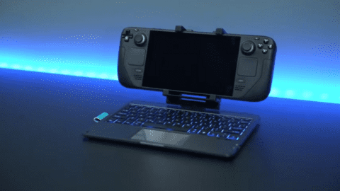 查看適用於 Steam Deck 和 ROG Ally 的鍵盤底座