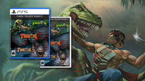 Switch 和 PS5 的 Turok 三部曲捆綁包可節省高達 30% 的費用 Switch 和 PS5 的 Turok 三部曲捆綁包可節省高達 30% 的費用