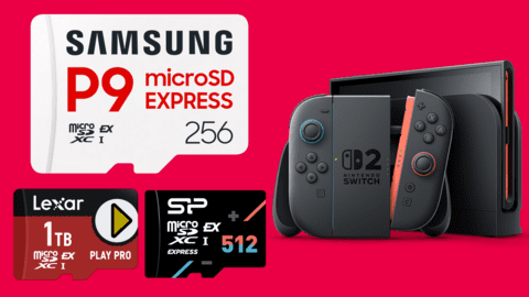 Nintendo Switch 2 三星 256GB MicroSD Express 卡僅售 33 美元