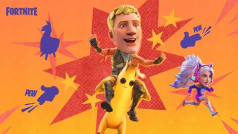 Fortnite 的古怪愚人節更新增加了大頭、可騎乘的駱駝和 24 小時的手指槍