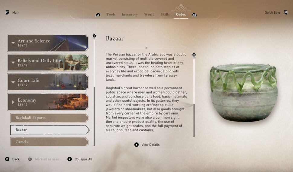 Ubisoft 揭露《刺客教條：幻象》「巴格達的歷史」功能