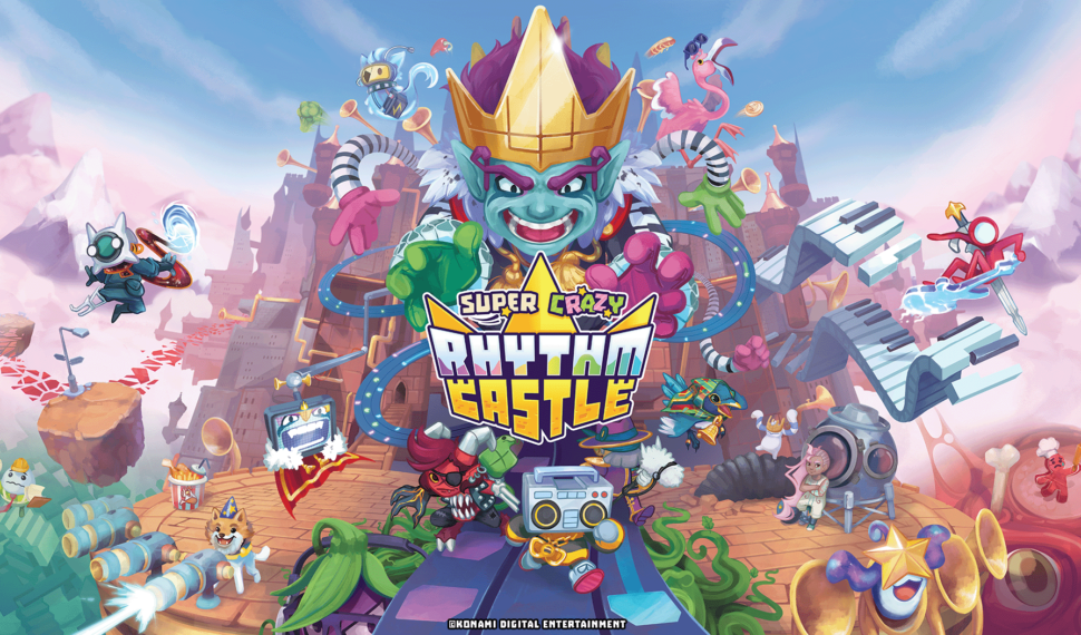 來到「Super Crazy Rhythm Castle」展開混音節奏大冒險！ 在PlayStation®5、PlayStation®4、Xbox Series X|S、Xbox One、Steam®、Nintendo Switch™上的難忘旅程即將開始！ 來自「Super Crazy Guitar Maniac Deluxe」幕後創作者的出奇想法， 融合玩法開創新局的精神傳承之作！