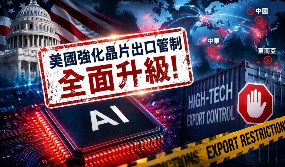 封堵第三國漏洞!美國國會通過新法 嚴查高階 AI 晶片轉口 封堵第三國漏洞!美國國會通過新法 嚴查高階 AI 晶片轉口